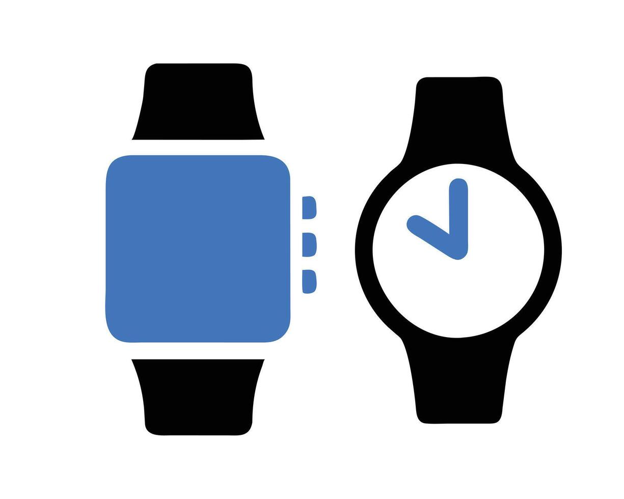 Smart Watch Silhouette vector