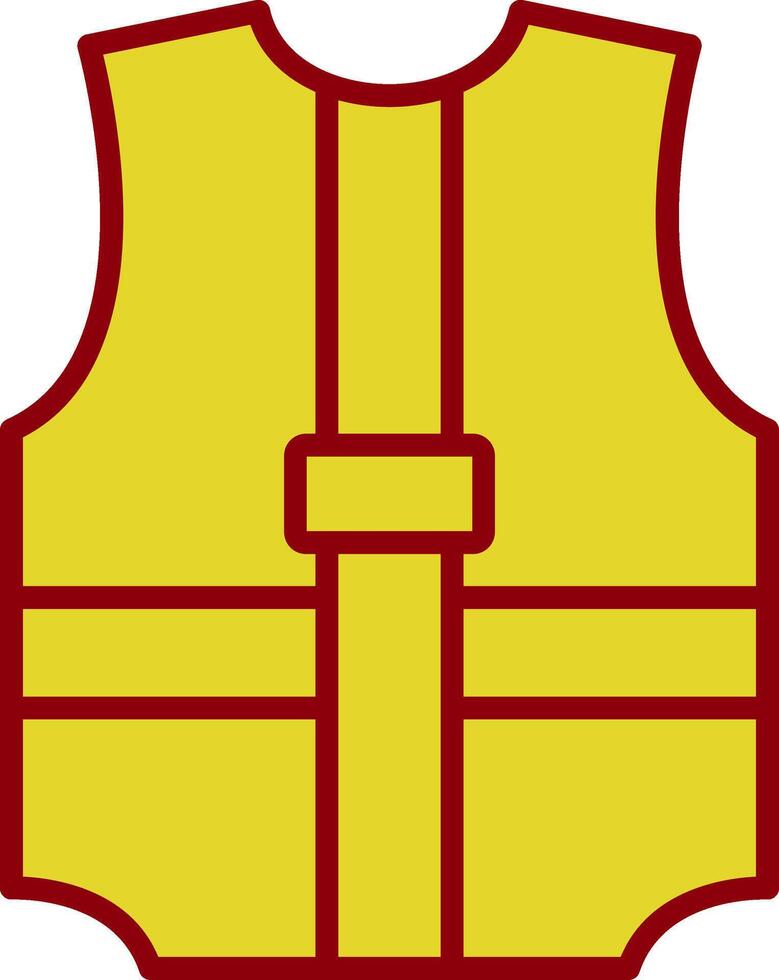 Safety Jacket Vintage Icon Design vector