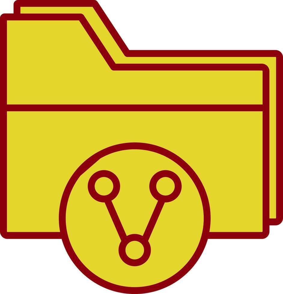 Folder Share Vintage Icon Design vector