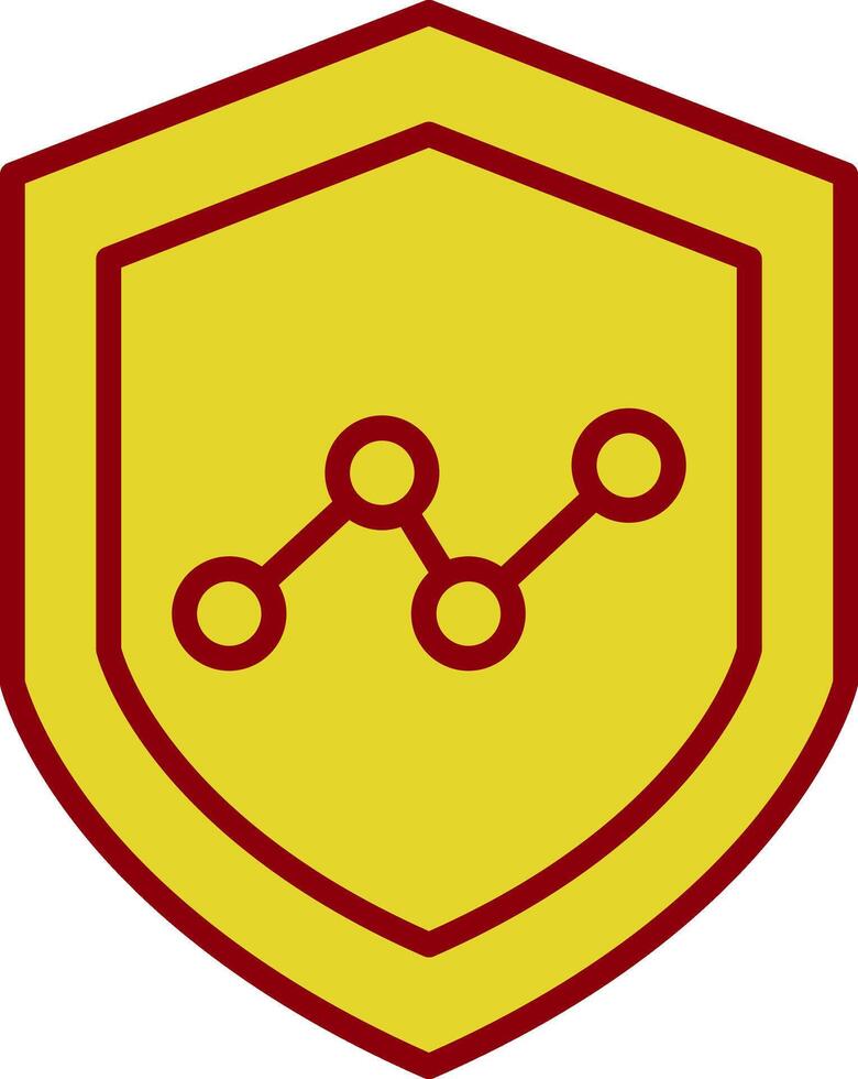 Security Analytics Vintage Icon Design vector