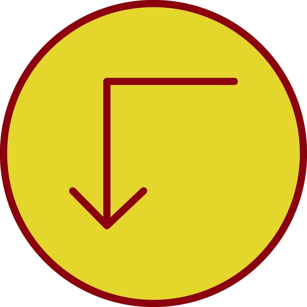 Turn Down Vintage Icon Design vector