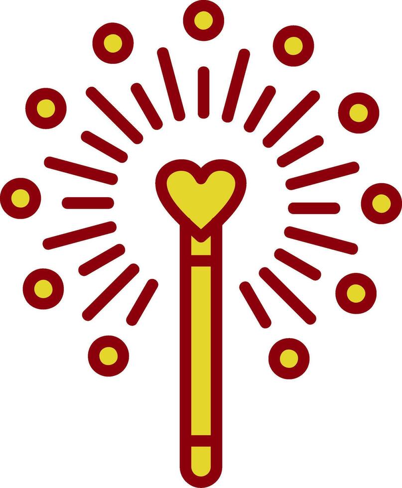 Magic Wand Vintage Icon Design vector