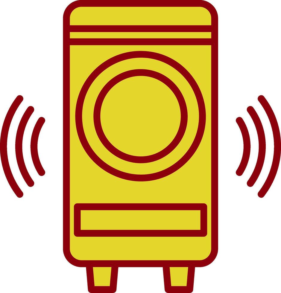Woofer Vintage Icon Design vector