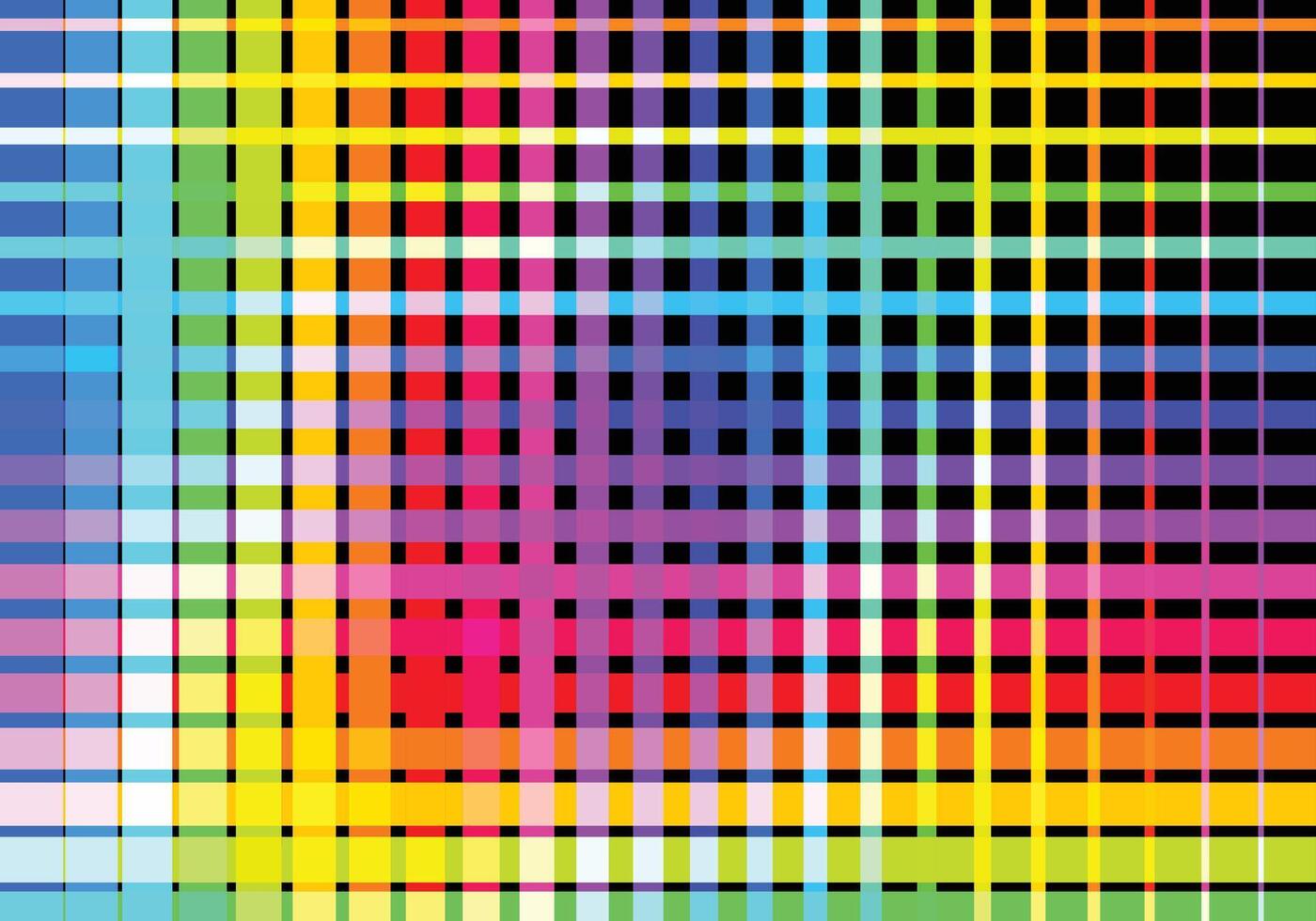 Rainbow crossing lines stripes multi color background for background design. vector