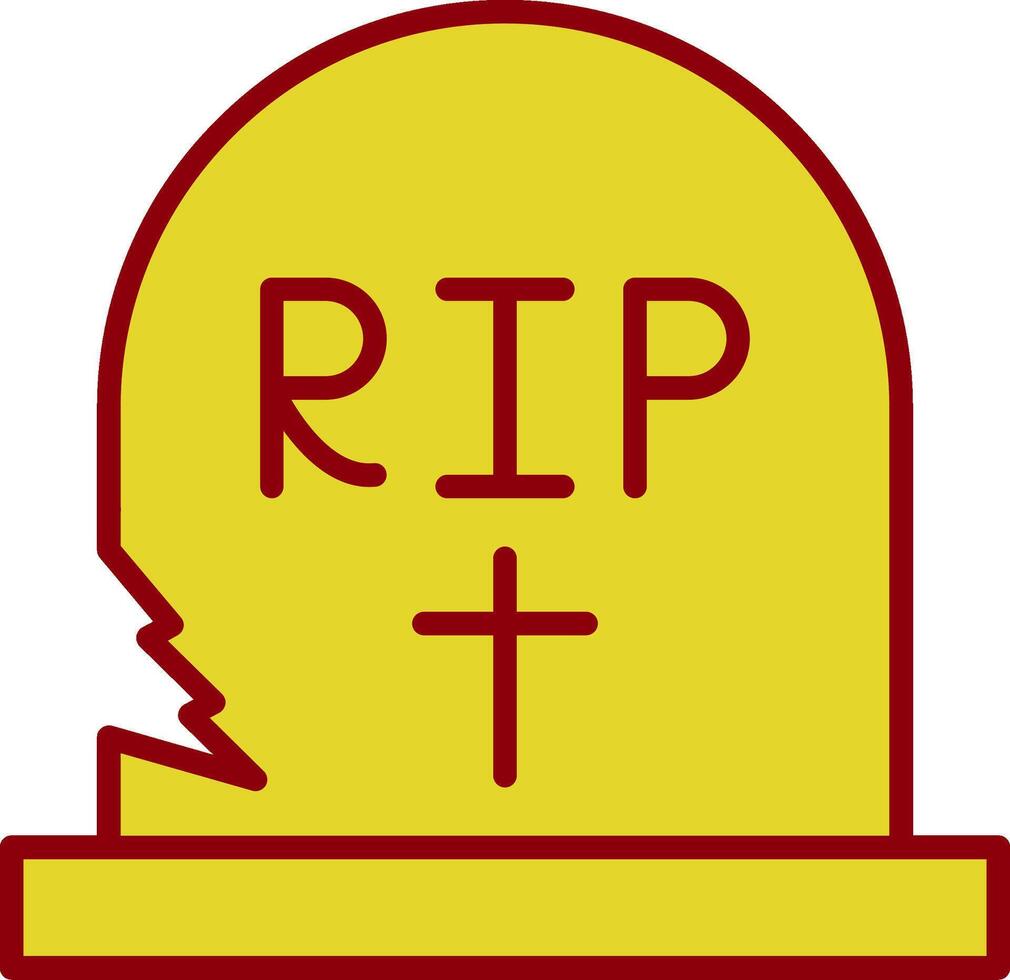 Tombstone Vintage Icon Design vector