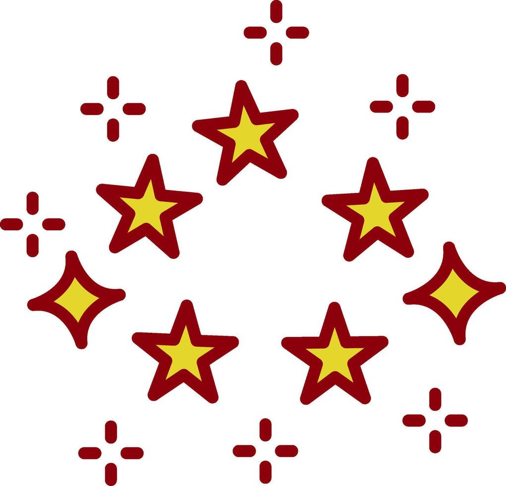 estrellas Clásico icono diseño vector