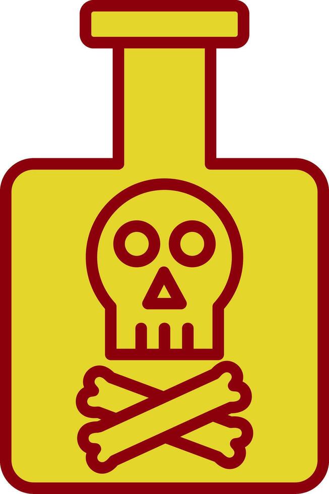 Poison Vintage Icon Design vector