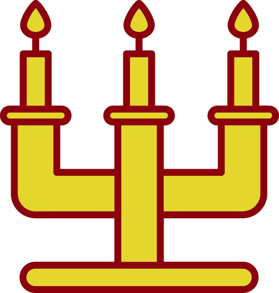 Candelabra Vintage Icon Design vector
