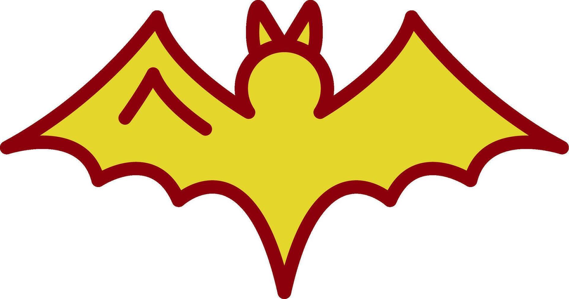 Bat Vintage Icon Design vector