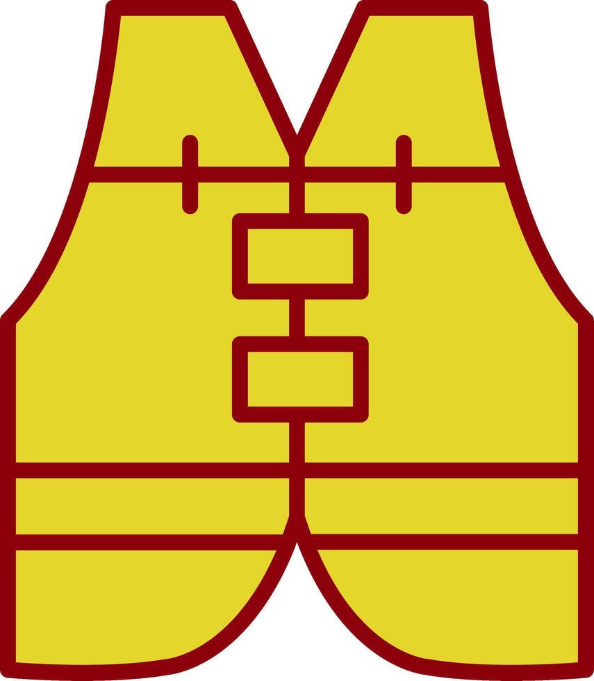 Life Vest Vintage Icon Design vector