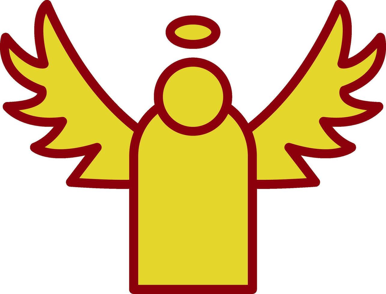 Angel Vintage Icon Design vector