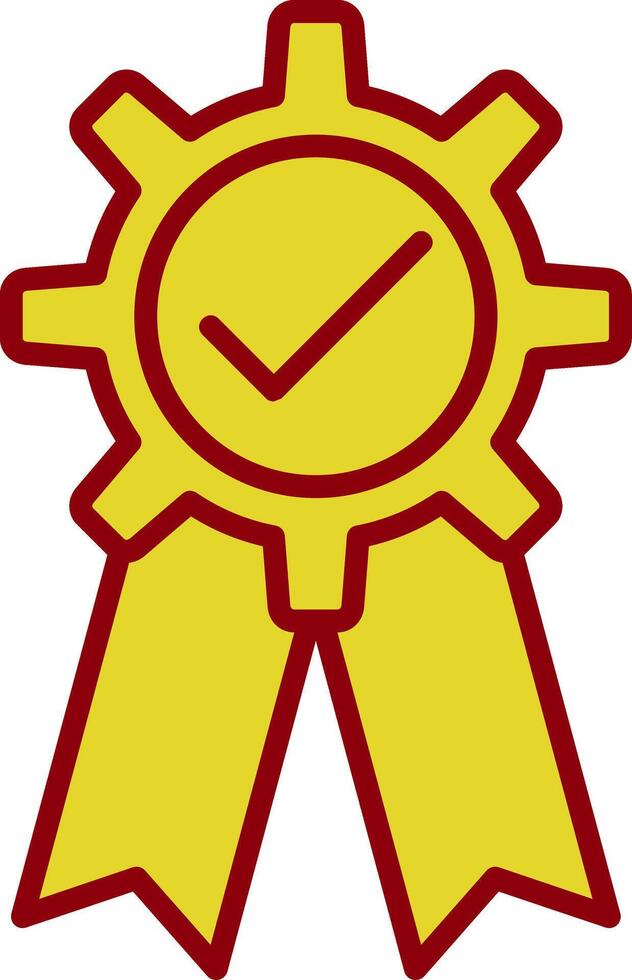 Quality Assurance Vintage Icon Design vector