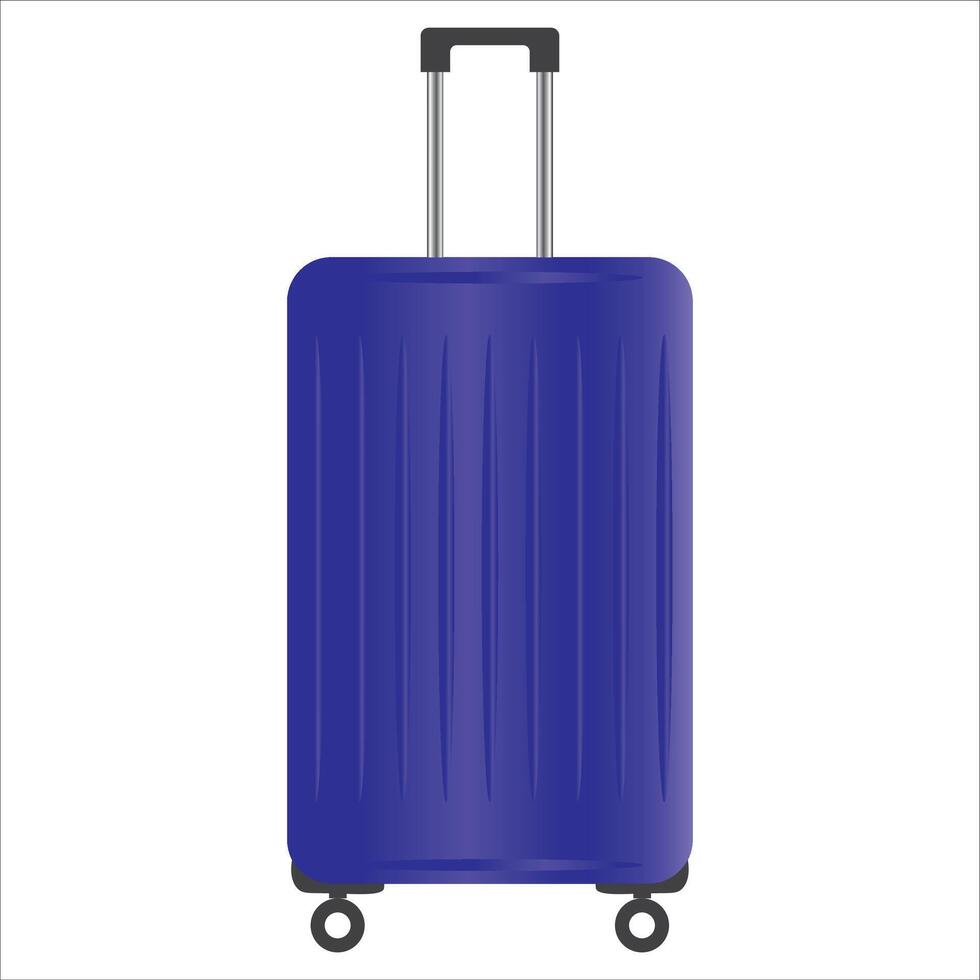 blue suitcase icon illustration symbol vector