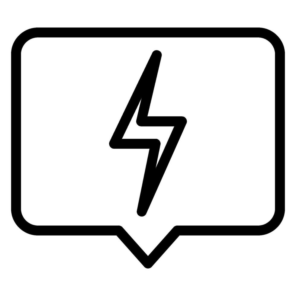 chat line icon vector
