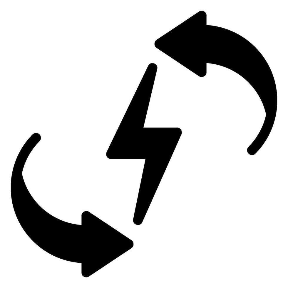 circular arrows glyph icon vector