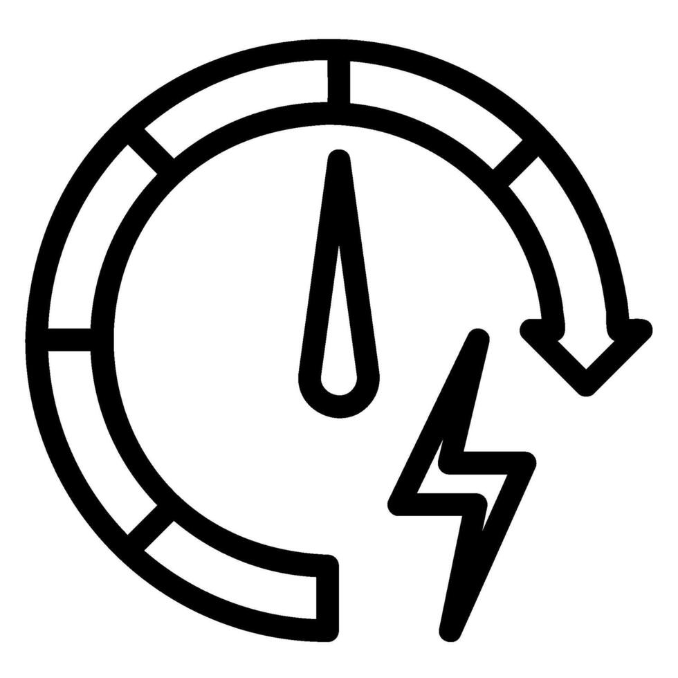 speed line icon vector