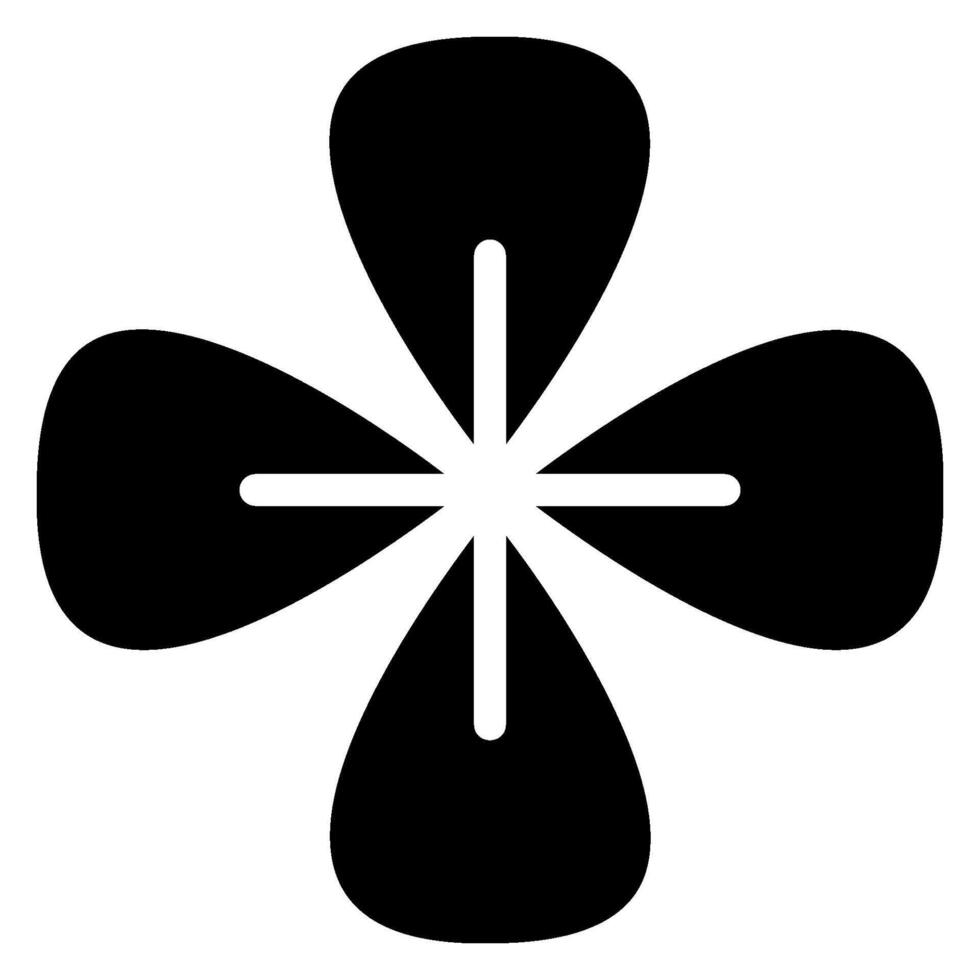 hydrangea glyph icon vector