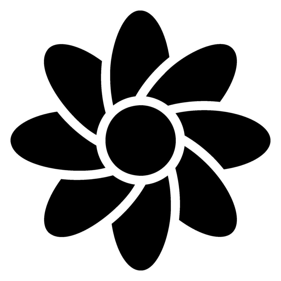 daisy glyph icon vector
