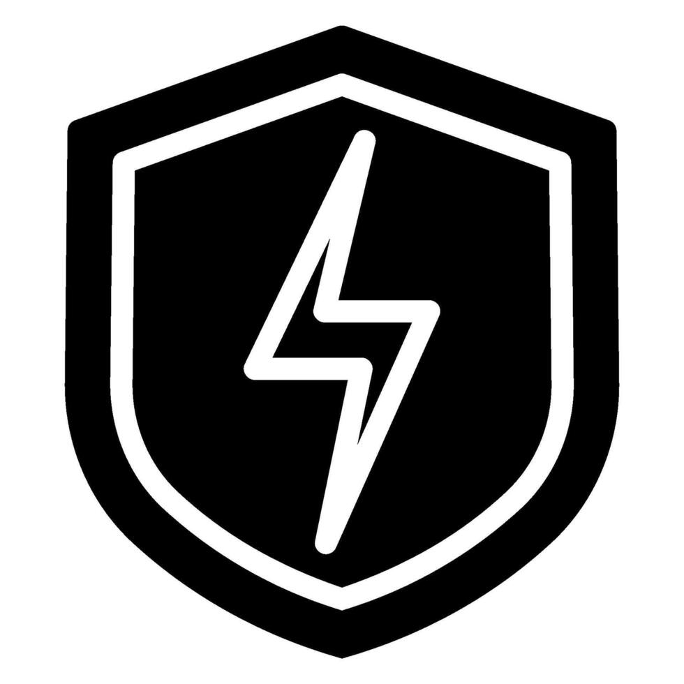 shield glyph icon vector