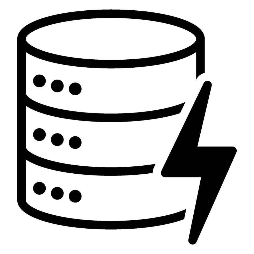 data glyph icon vector