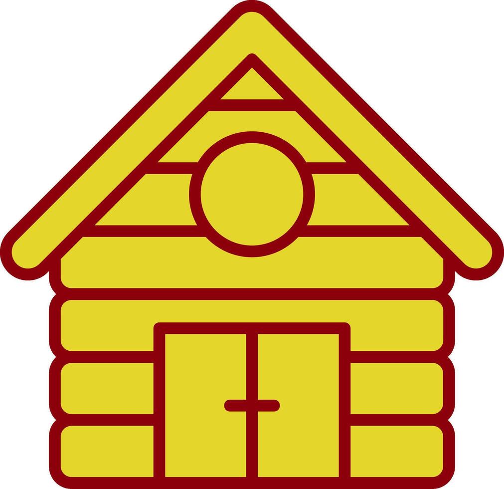 Cabin Vintage Icon Design vector
