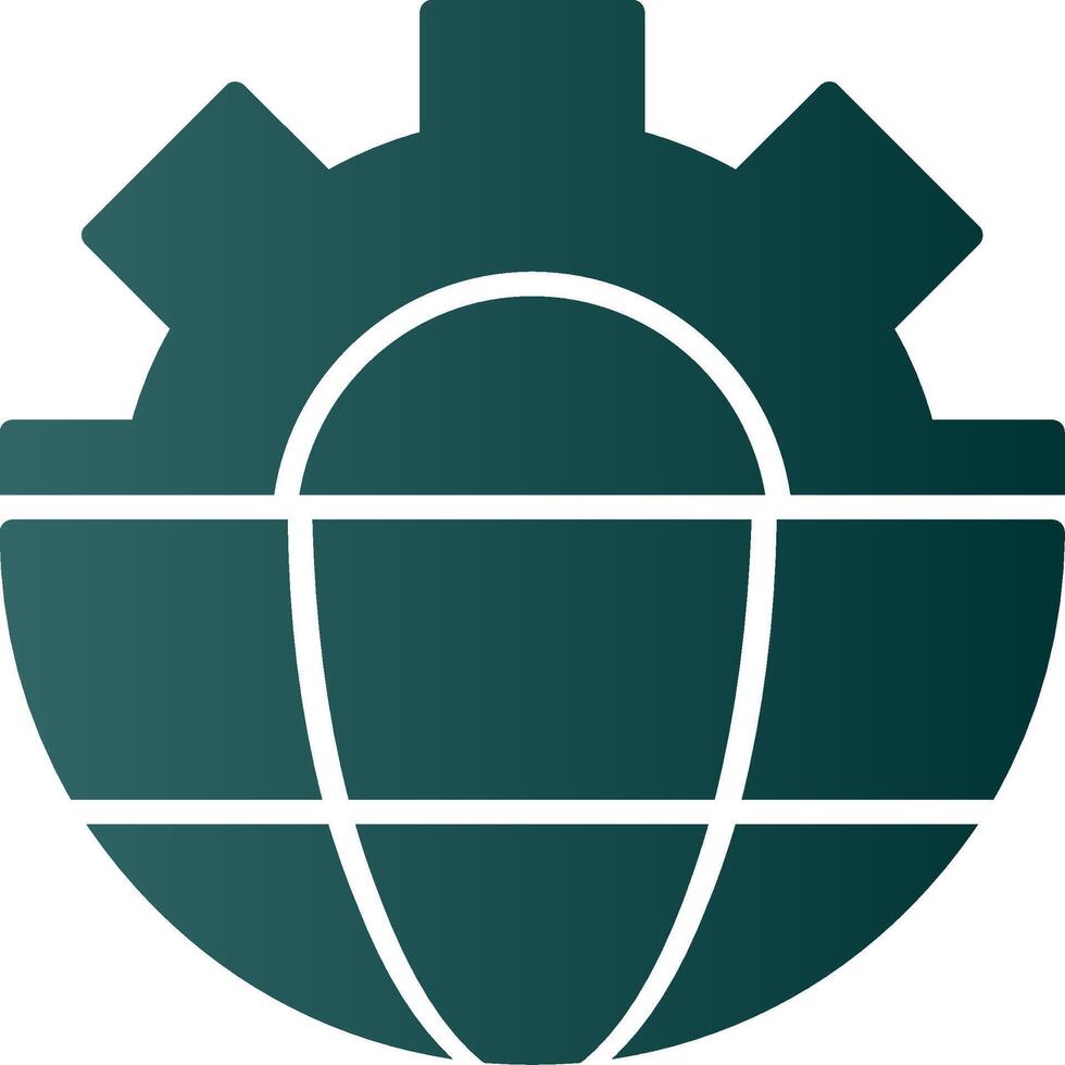 Water Supply Glyph Gradient Icon vector