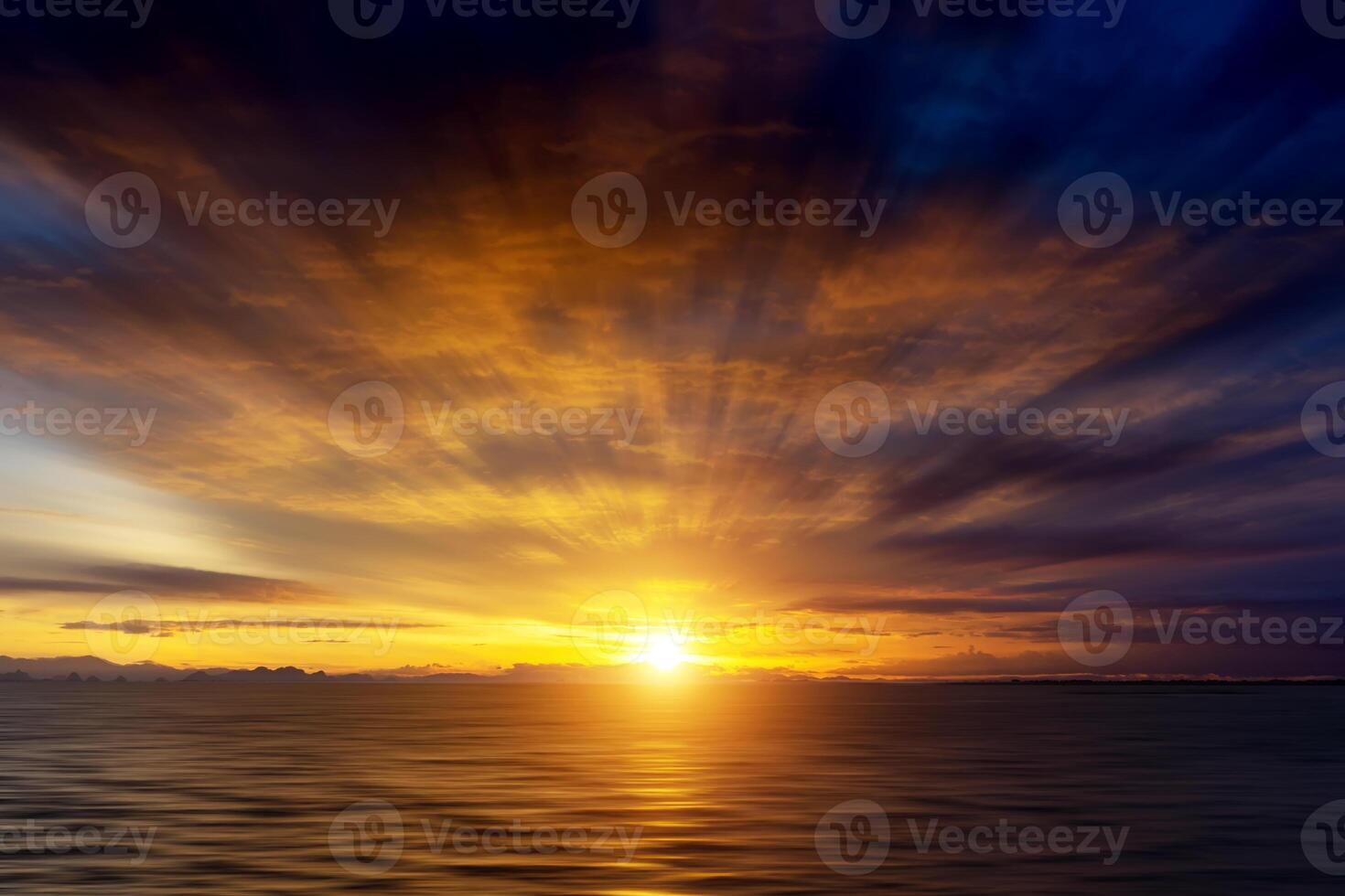 sunset at the lake photo
