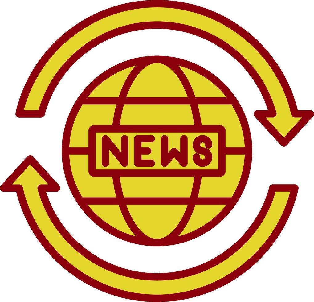 News Report Vintage Icon Design vector