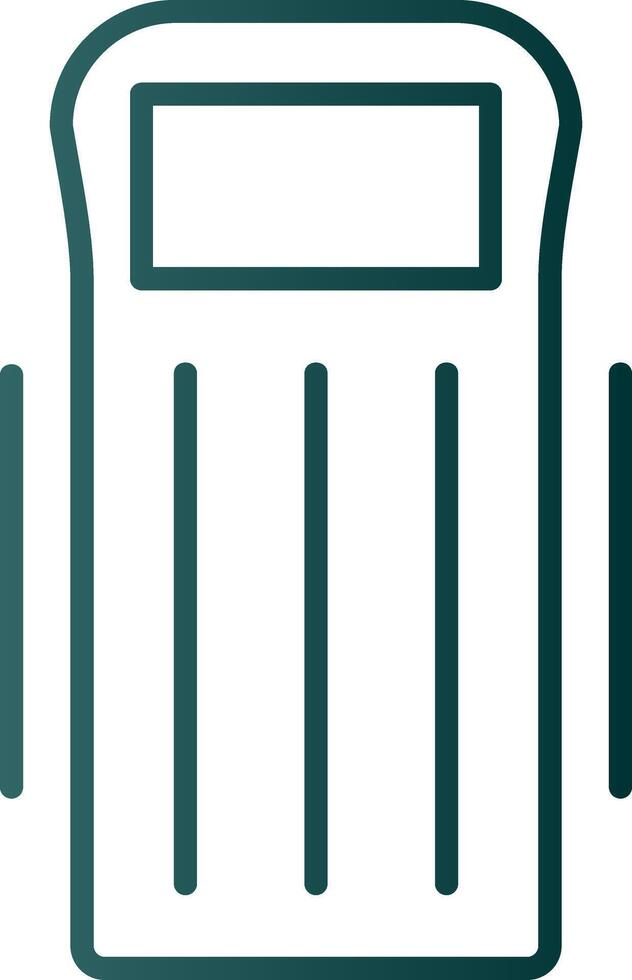 Float Line Gradient Icon vector