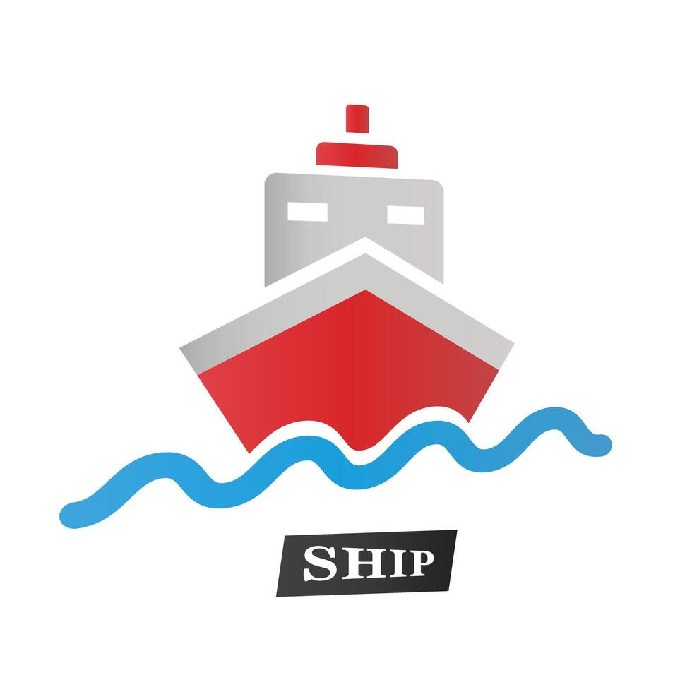 Cruise ship icon. Shipping. vector