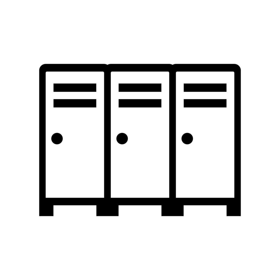 Locker Icon. Changing room. vector