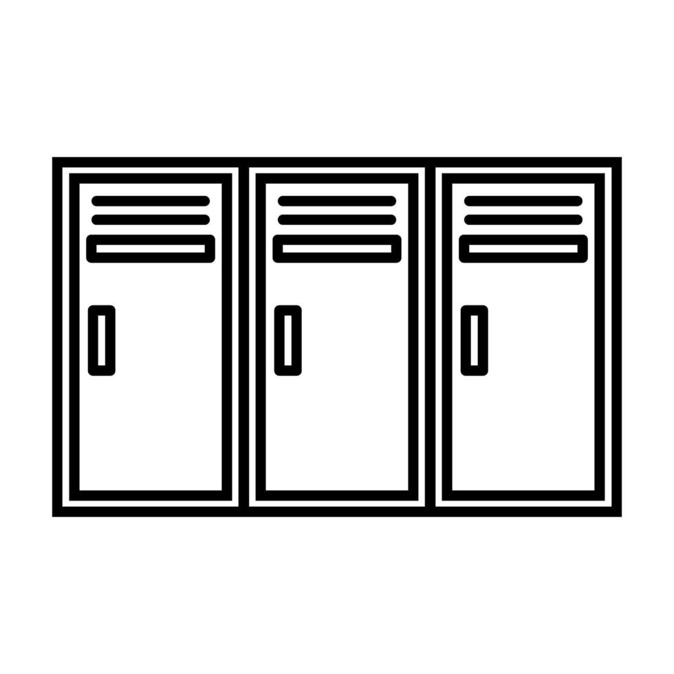 Locker icon. Storage. Changing room. vector