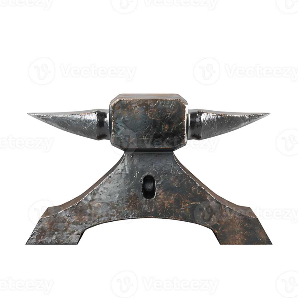 Anvil iron on isolated transparent background png