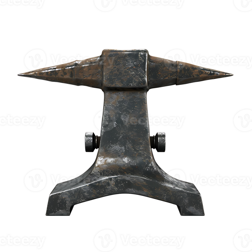 Anvil iron on isolated transparent background png