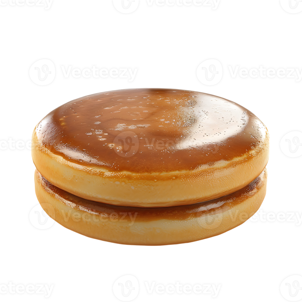 Dorayaki pancake on isolated transparent background png