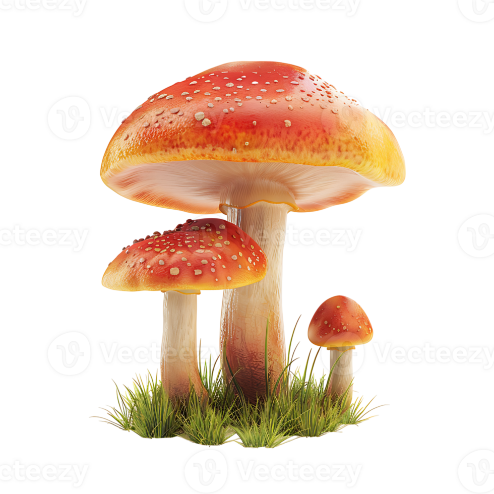 Mushroom on isolated transparent background png