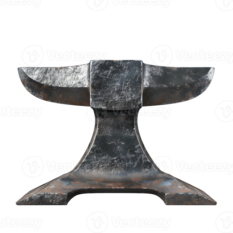 Anvil iron on isolated transparent background png