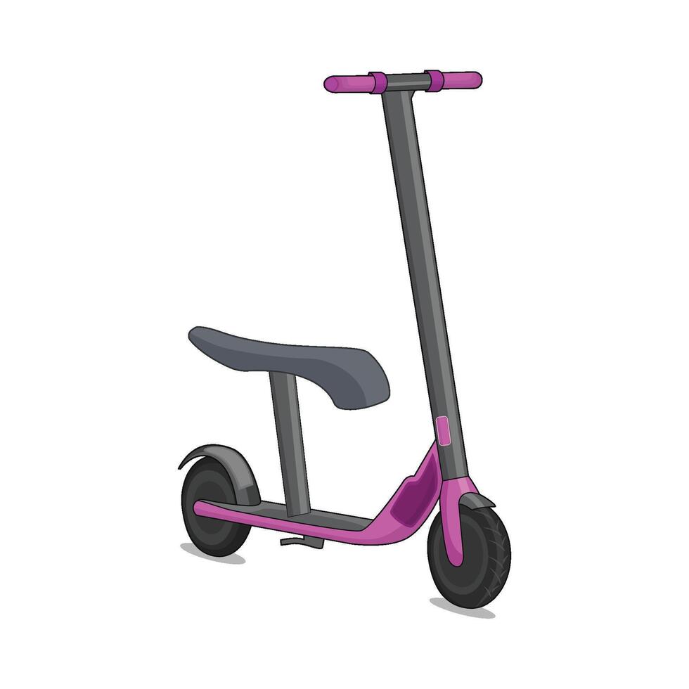 illustration of electric scooter vector
