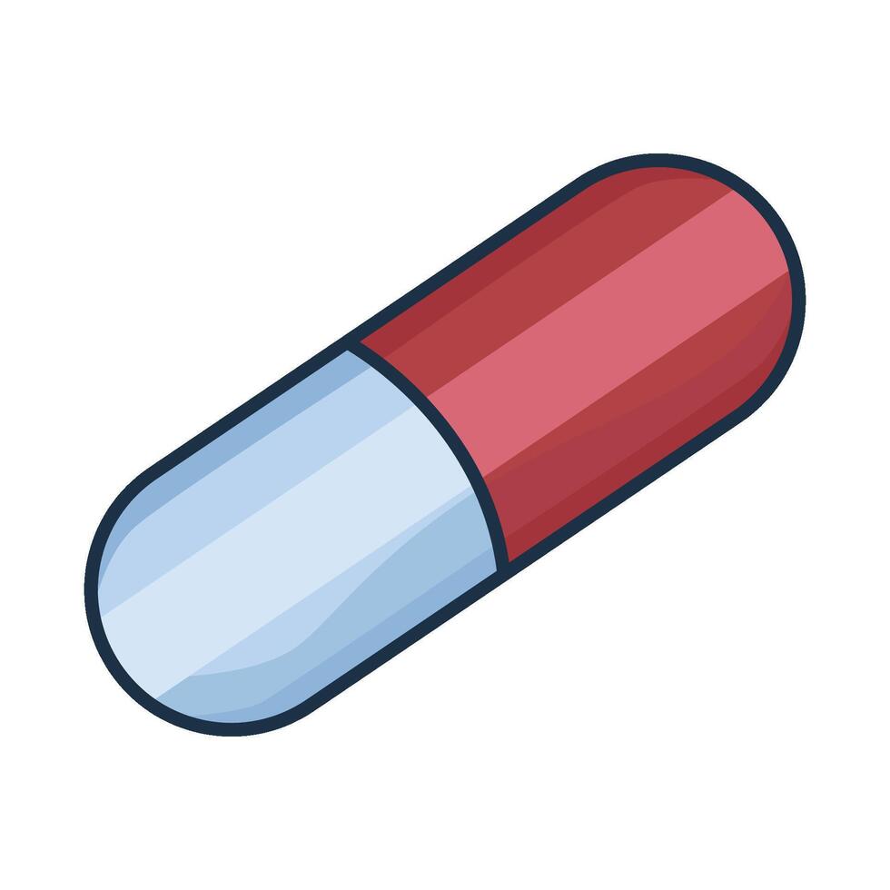 illustration of capsule vector