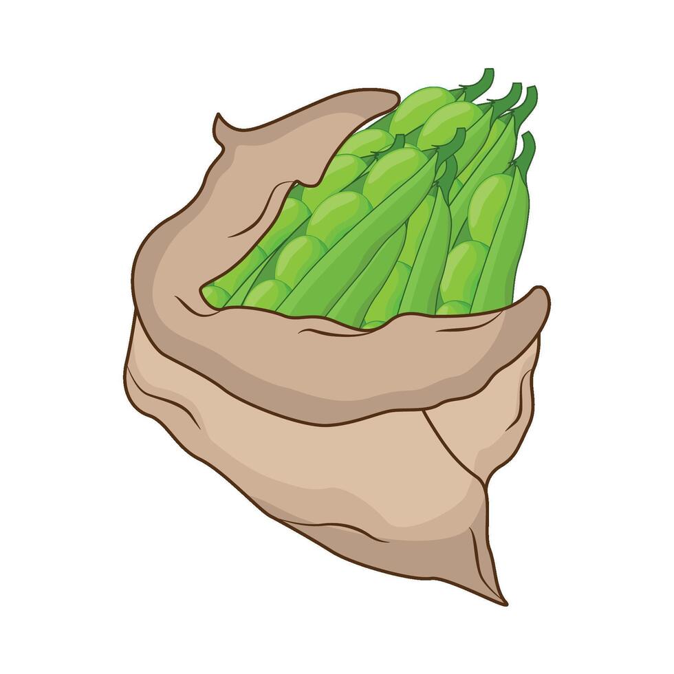 illustration of peas vector