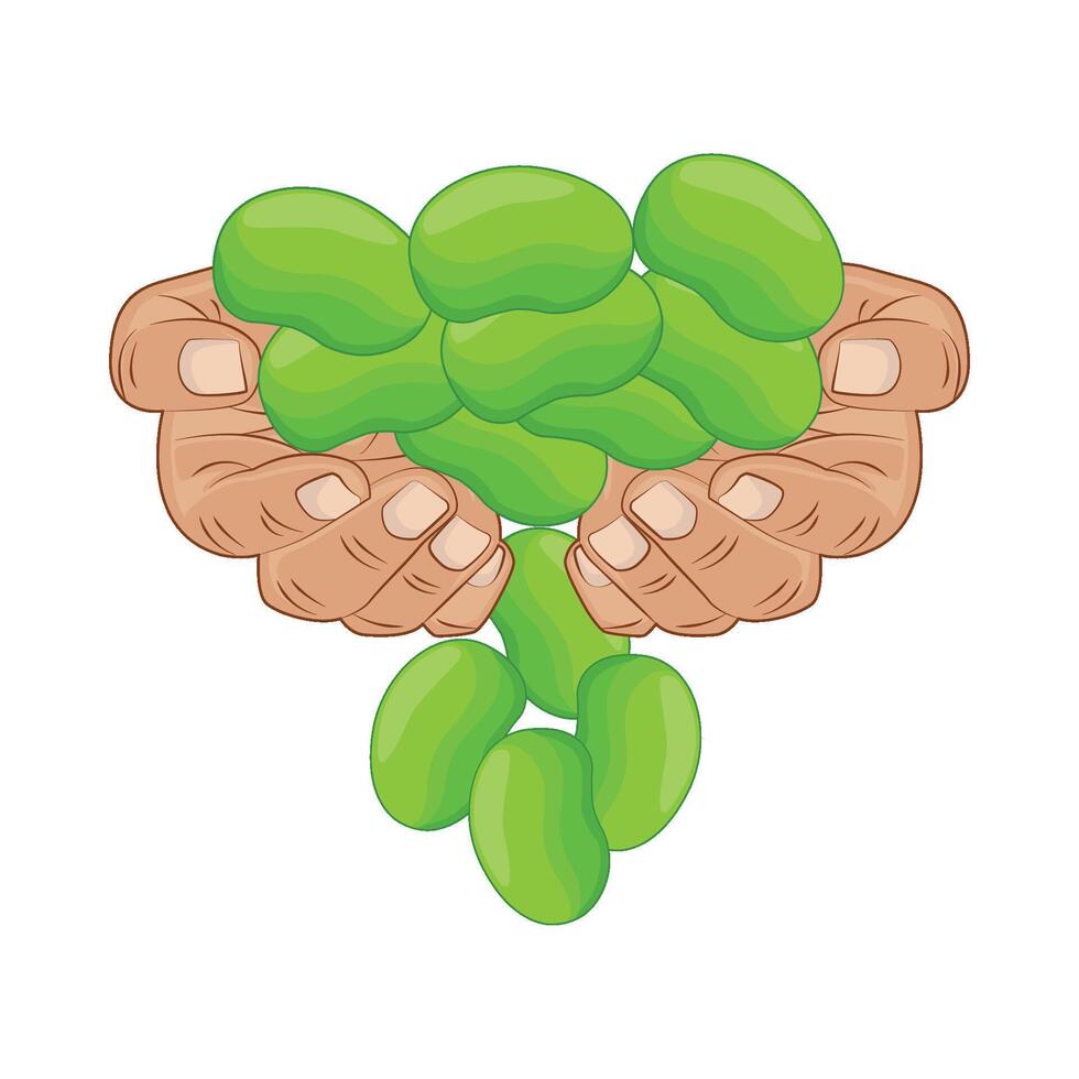 illustration of peas vector