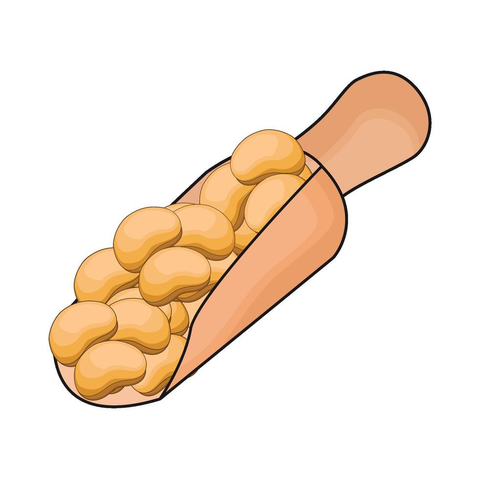 illustration of soybeans vector