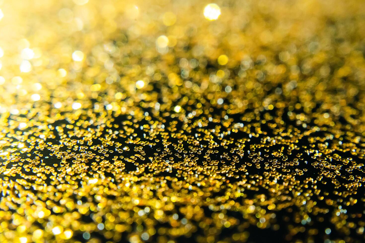 Sparkling Glitter bokeh Background with light. photo