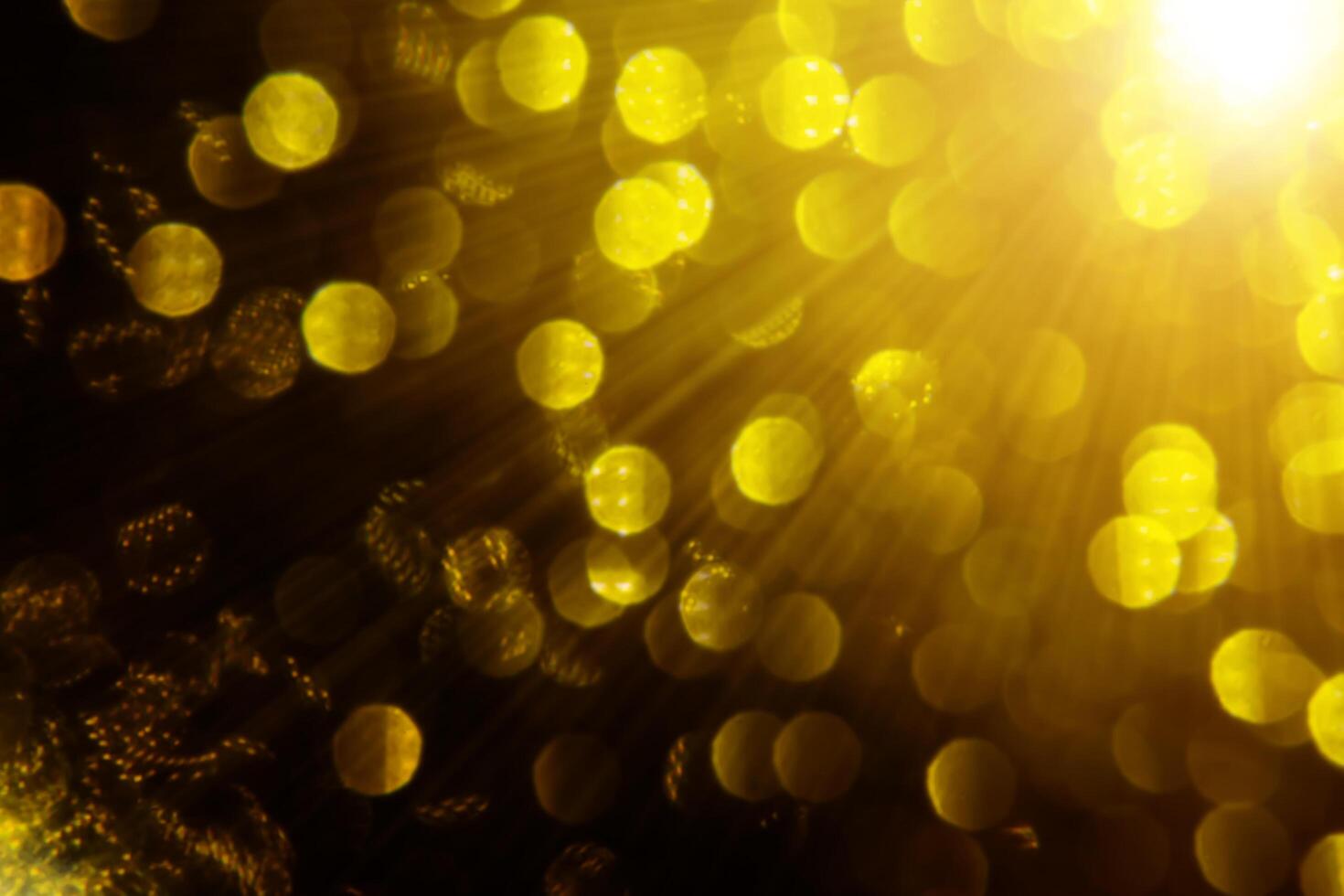 Sparkling Glitter bokeh Background with light. photo