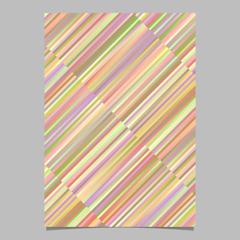 Trendy gradient modern geometrical stripe brochure background template vector
