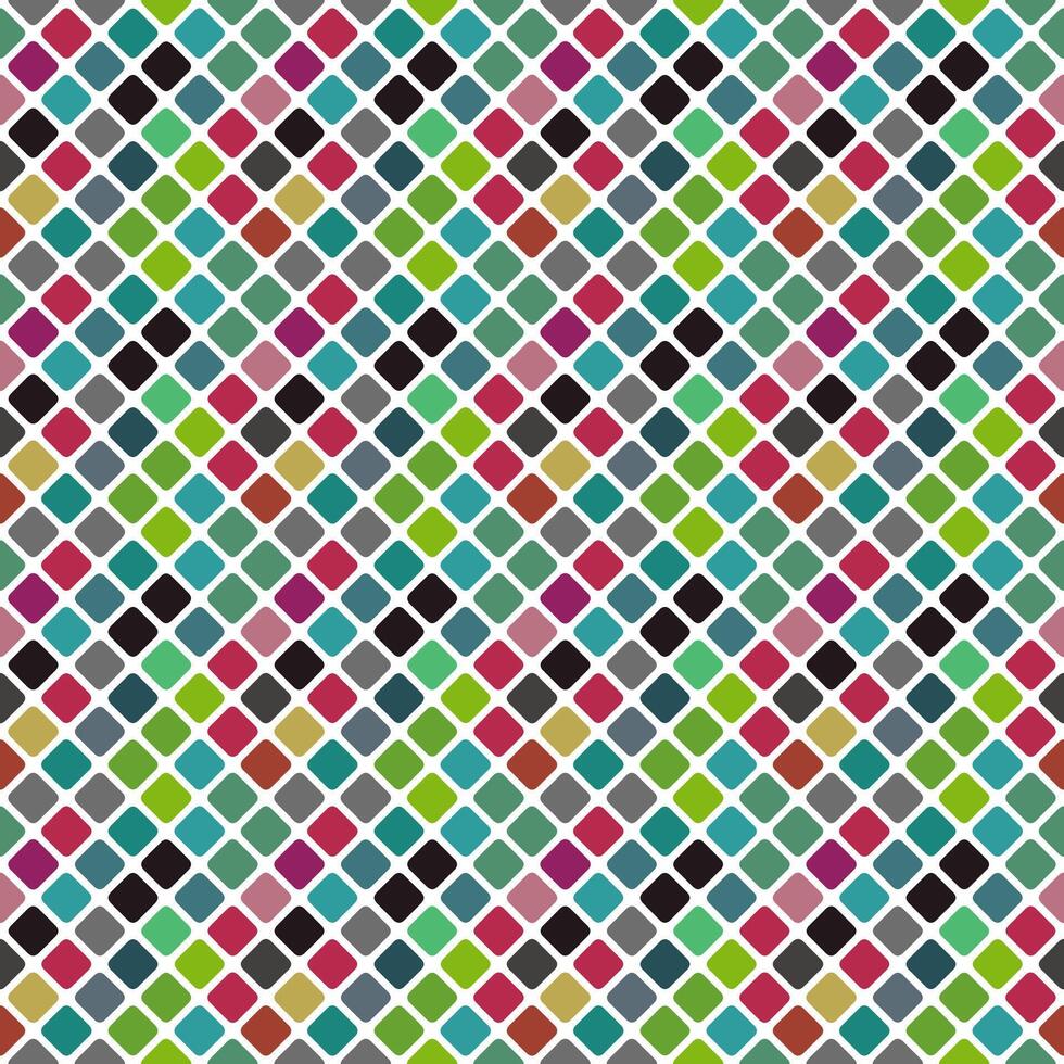 Multicolored abstract geometrical square pattern background design vector