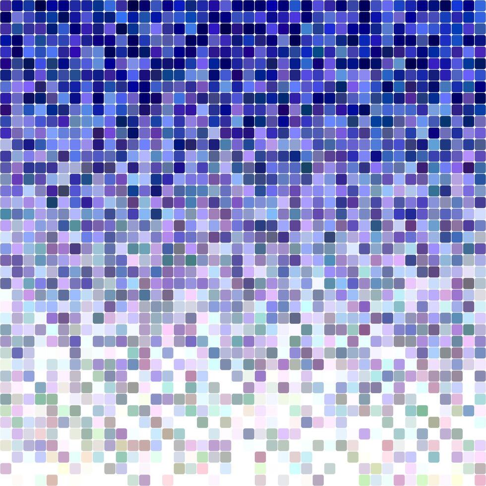 Blue color square mosaic background design vector