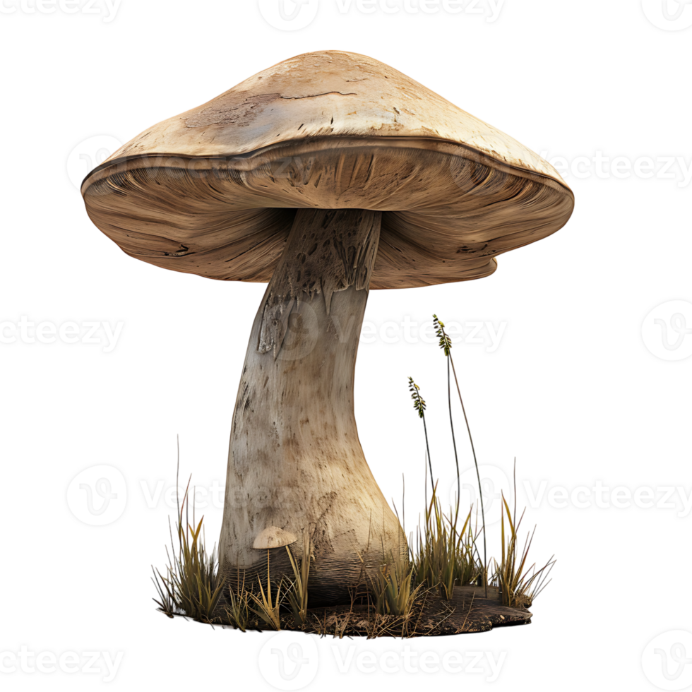 Mushroom on isolated transparent background png