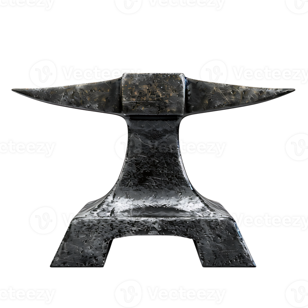 Anvil iron on isolated transparent background png