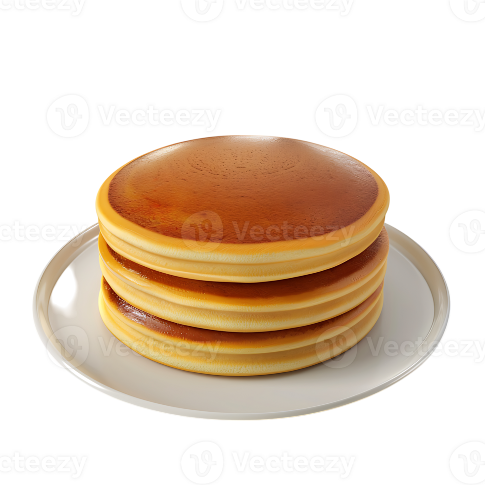 Dorayaki pancake on isolated transparent background png
